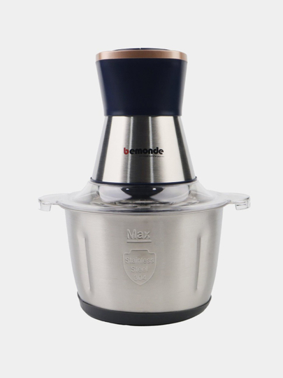 Chopper maydalagich, 3Litr 3+1, Bemonde BM-FC1016, 500 Vt, shisha va temir idishli