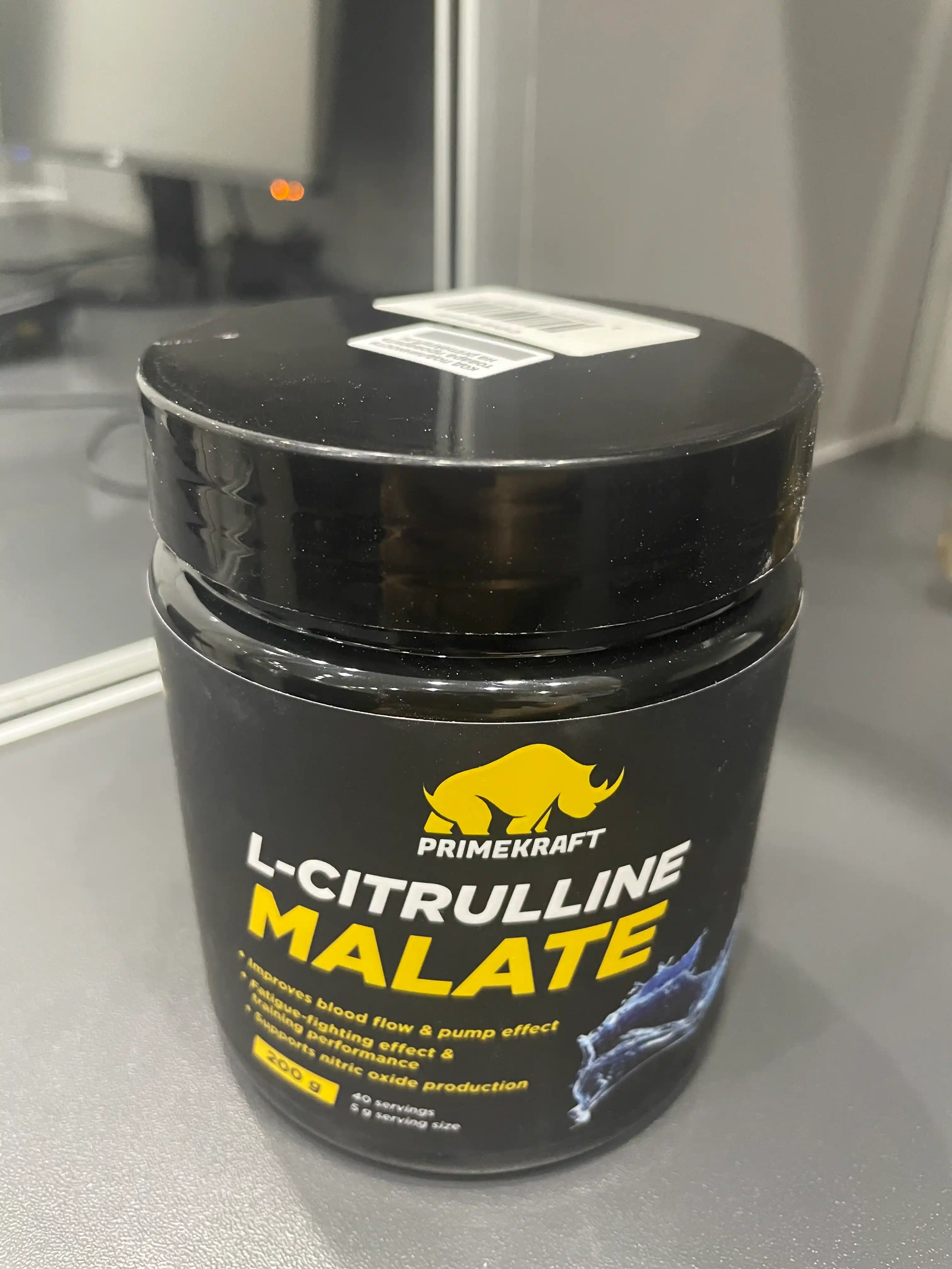 Аминокислота глютамин Primekraft Glutamin, без вкуса, 200 г, 40 порций
