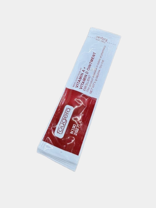 Vazelin, tatuirovka va doimiy, kosmetik, Vitamin A+D dan keyin davolovchi malham