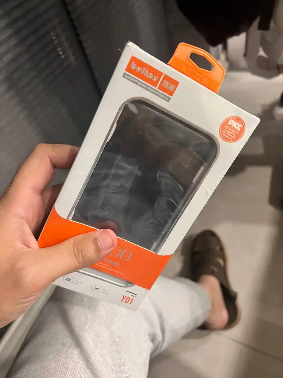 Аккумулятор внешний, PowerBank портативный, Type-c, быстрая зарядка 12W, 5000 mAh