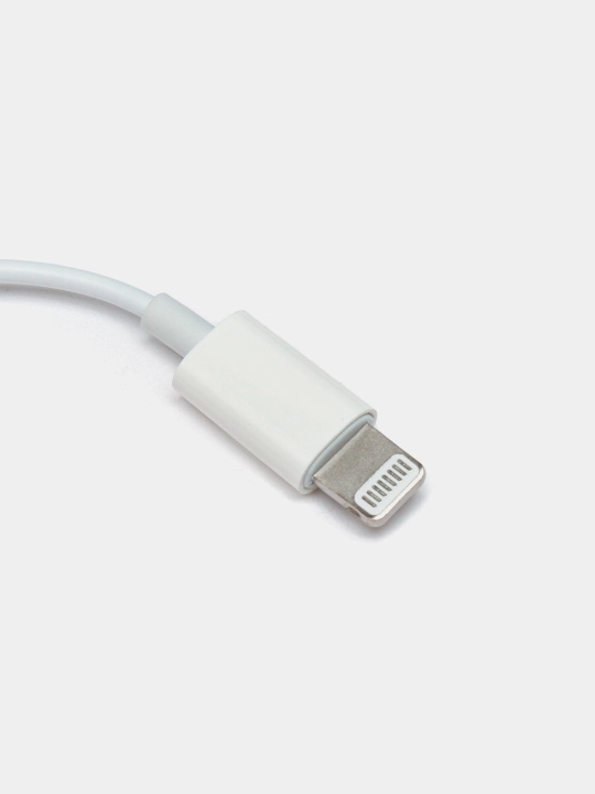 Проводные наушники для iPhone, Lightning, белые