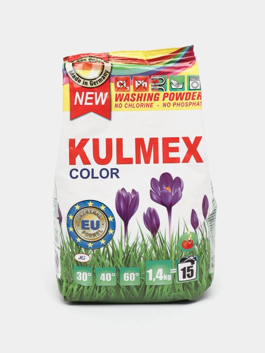 Kir yuvish kukuni KULMEX Color, rangli kirlar uchun, 1.4 kg, Germaniya