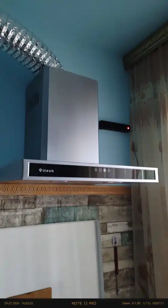 T-shaklidagi oshxona dudburoni Vitech Bruno TS 60 sm