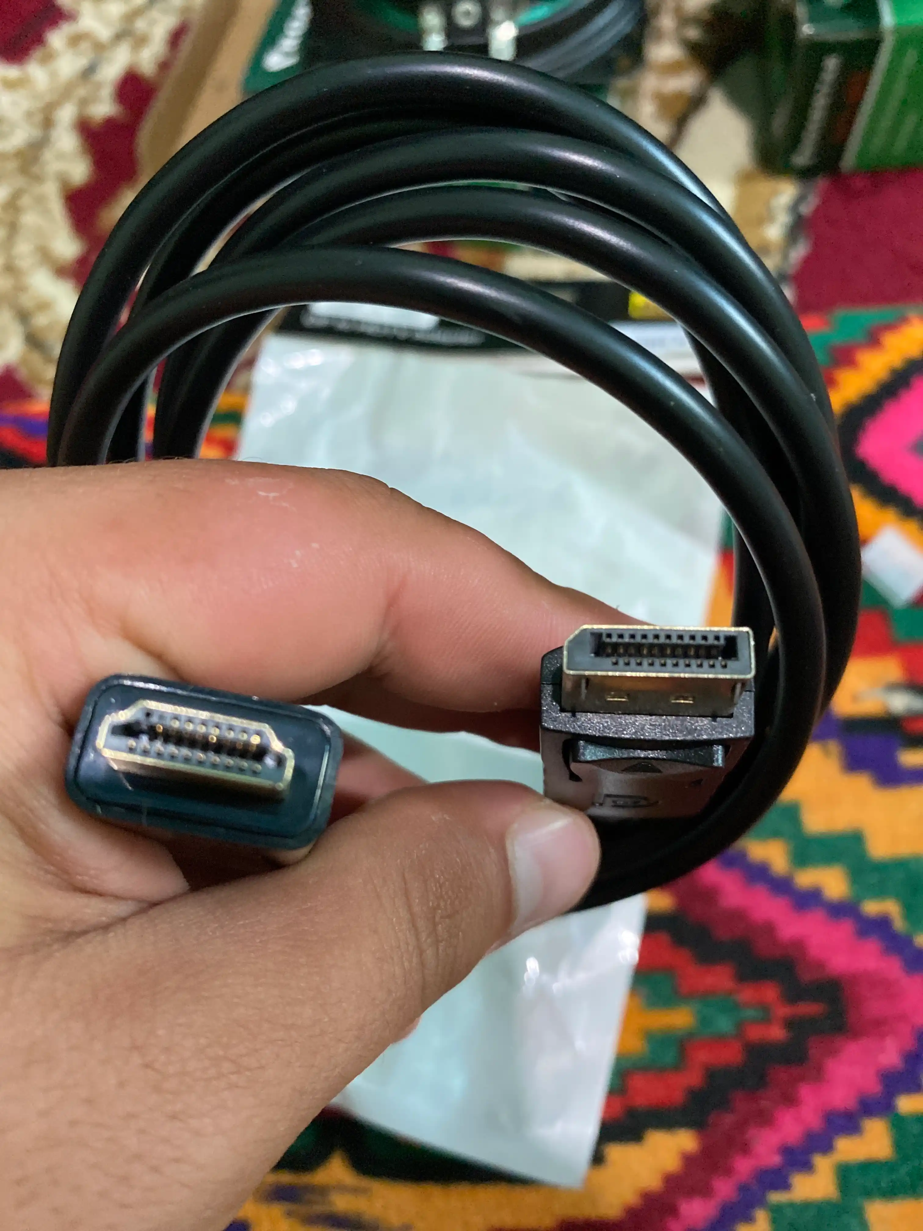 Кабель c Display Port на HDMI, FullHD, 2К, 4К, 1.8 м