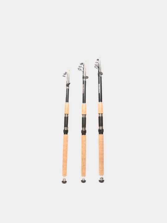 Удилище Shimano Catana FXT телескопическое 40–80 г, литые кольца, пробковая рукоять