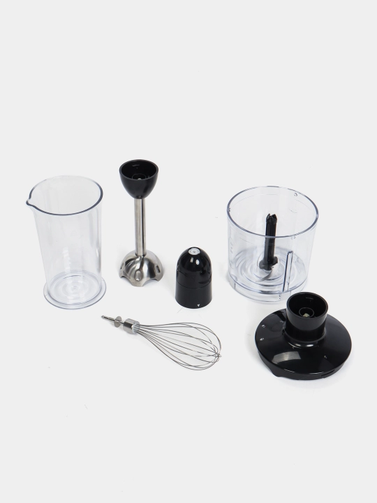 Daldirma blender 3 tasi 1 da BQ HB1031SS, yuqori quvvat 1000 Vt, turbo rejimi, 2 tezlik