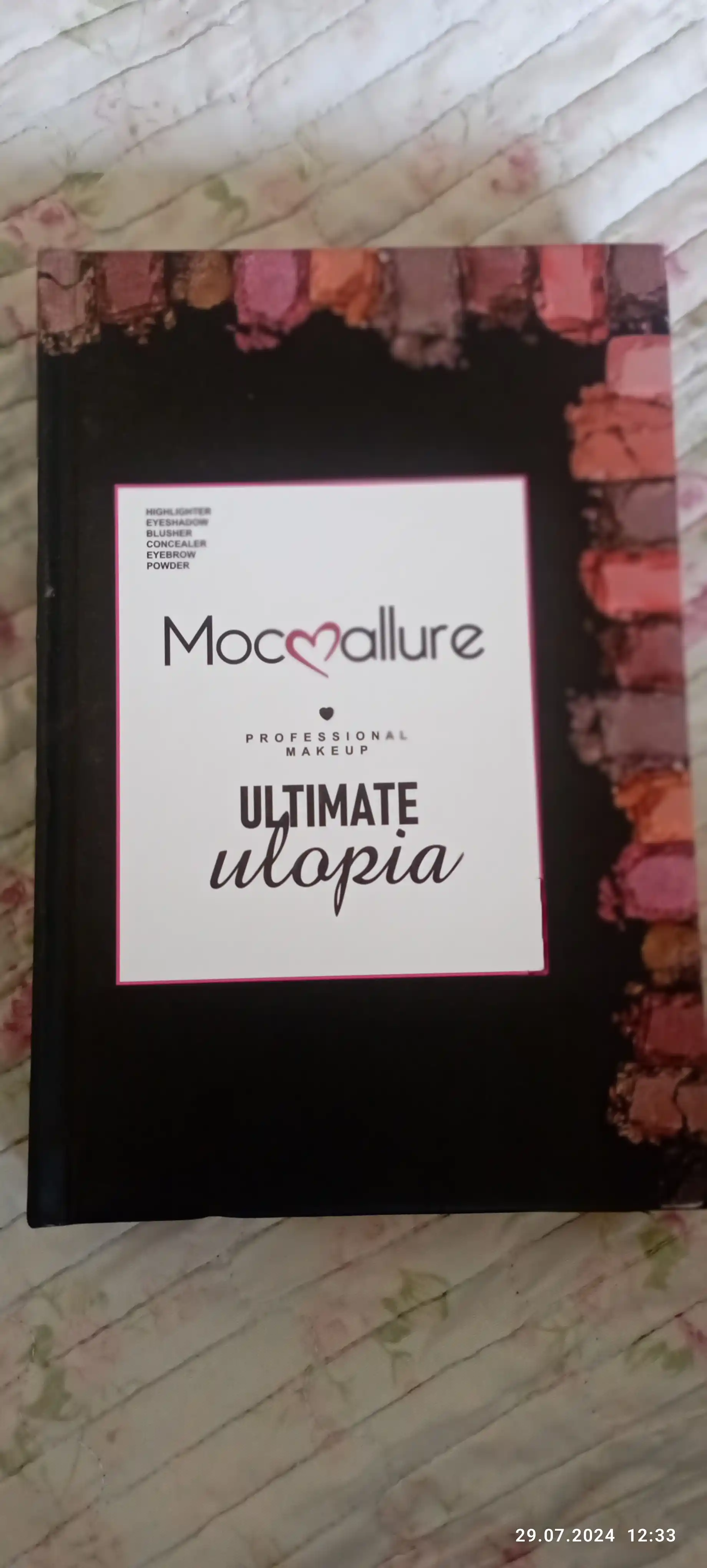 Mocallure professional make up 4 in 1 - универсальная палетка для макияжа в виде книги