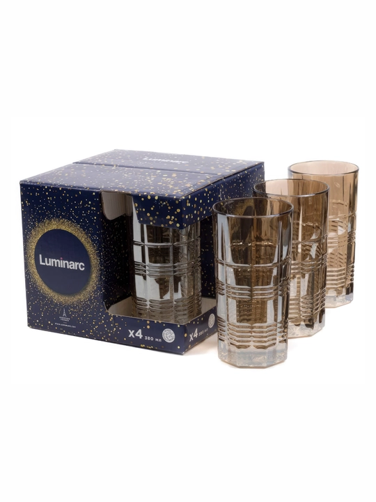 Стеклянные стаканы Luminarc, 380 мл, 4 шт