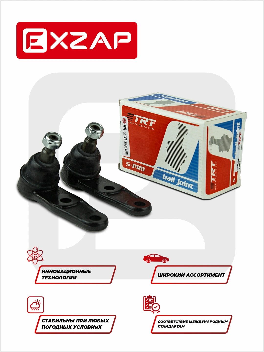 R8019 Шаровые опоры NEXIA RAVON R3/Chevrolet Aveo >02 (в коробке 48 шт)
