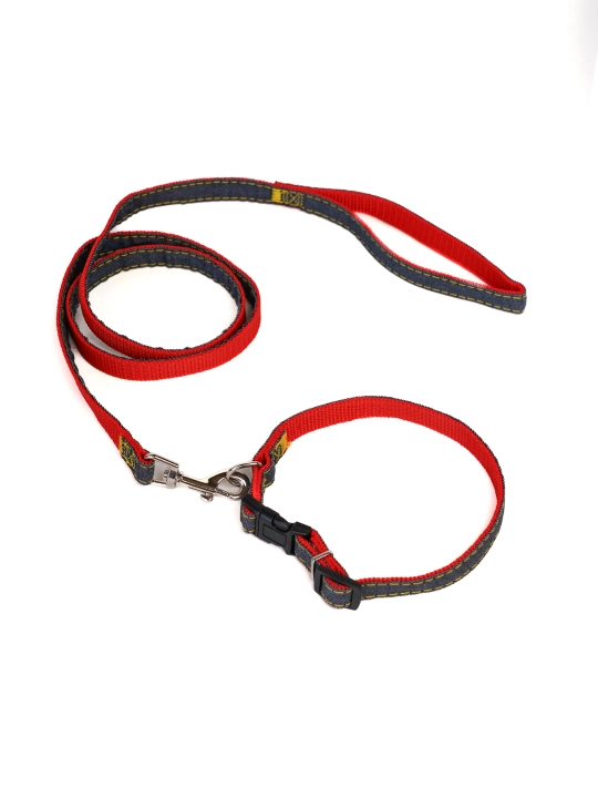 Jabduqli va bogichli yoqa toplami, qizil U006-CN-093