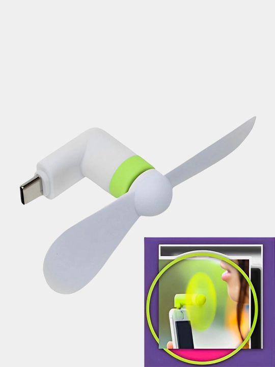 Portativ mini ventilyator, universal