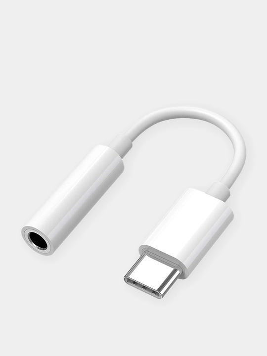 Переходник для наушников, aux адаптер USB-Type-c, аудио-разъём jack, 3.5 мм