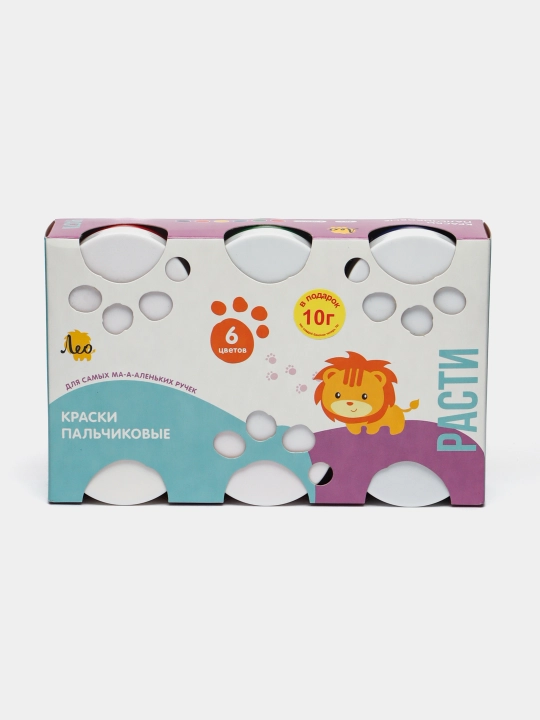 "Leo" barmoq bo‘yog‘i "Rasti" Barmoq bo‘yoqlari LFINP-006 6 sv. 70 ml. - 