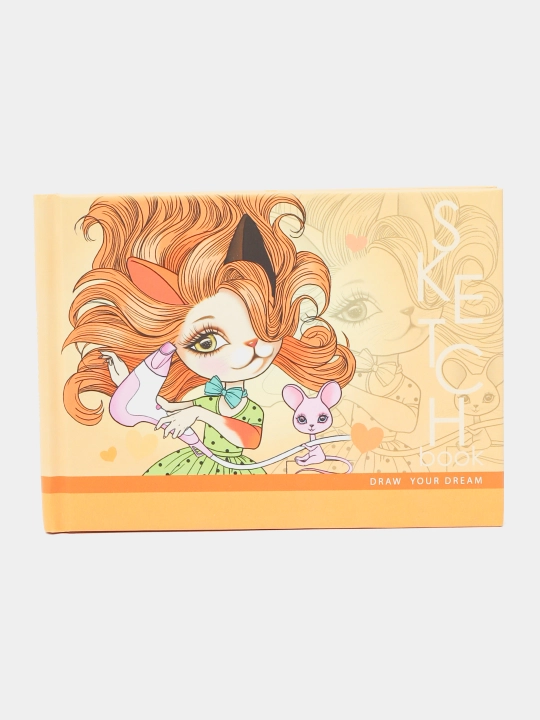 Sketchbook 7BTs, 148х105 mm А6, 48 varaqlar, toza, mat laminatsiya 21610 - 