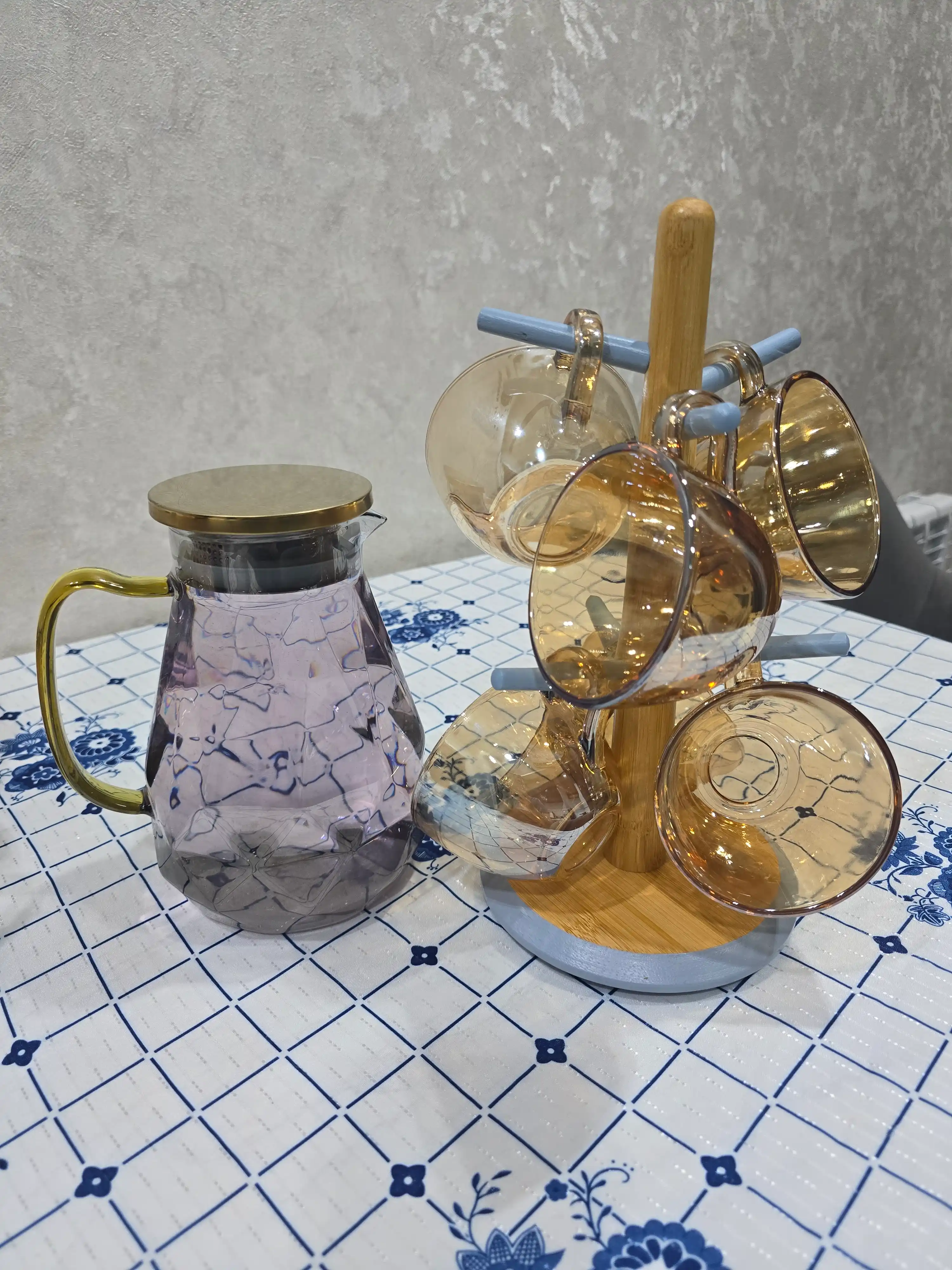 Держатель для кружек, бамбук