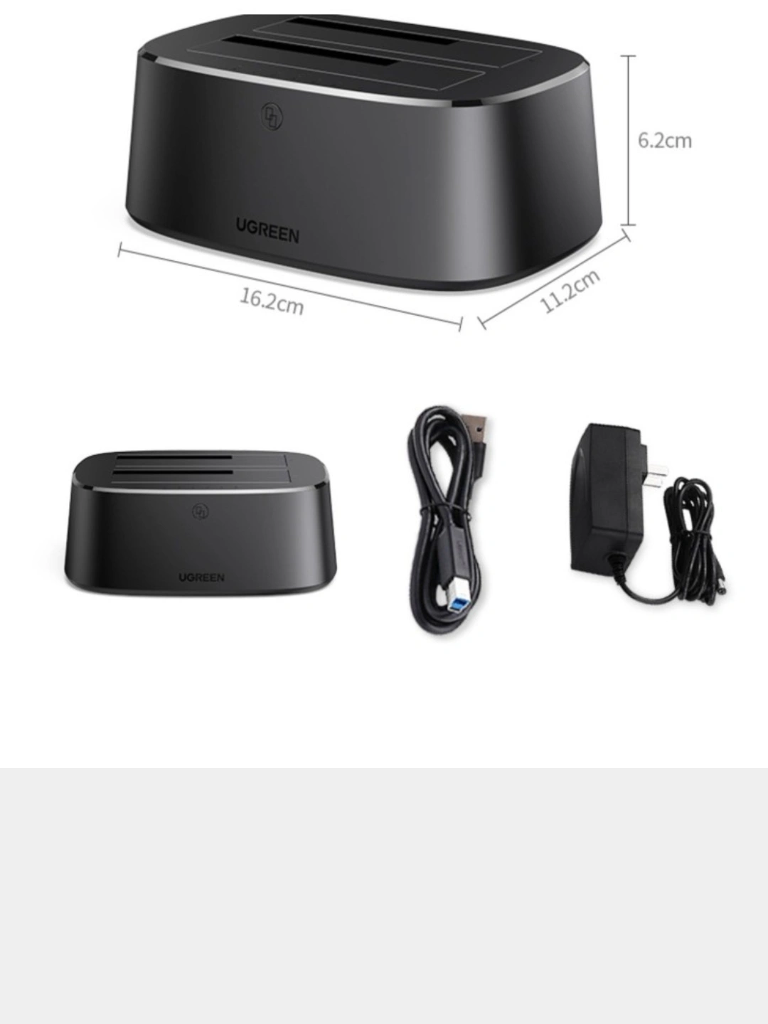 Док станция для чтения HDD Sata, Ugreen, sata 2.5, 3.5, для Windows, Mac фото