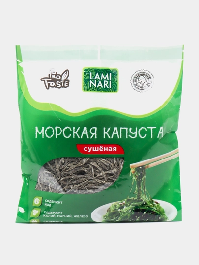 Морские водоросли, ламинария дробленая, морская капуста для салата, йод, витамины, 80 г — ATTEMAR-PROTAST