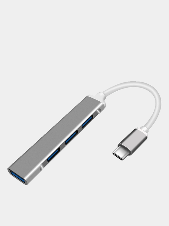 Usb hub kontsentrator type-C splitter 4 port uchun