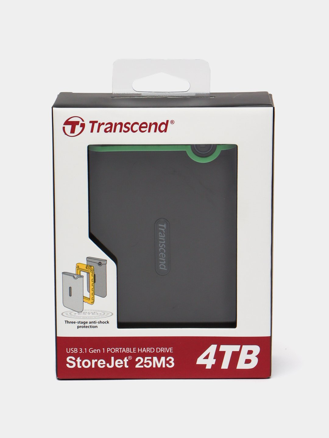 Внешний хард, портативный жесткий диск Transcend 1ТБ 2ТБ 4ТБ USB 3.1 ...