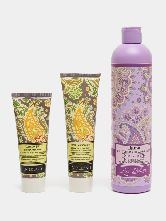 Sovgalar to'plami Oriental Touch, shampun 400 ml, qo'l kremi 75 мл, oyoq kremi 75 ml