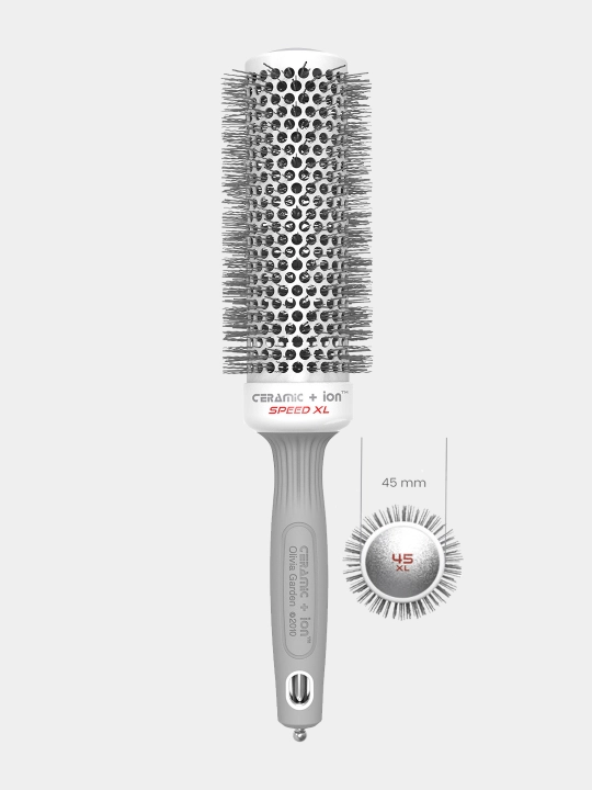 Soch turmaklash uchun professional termobrashing tarog‘i Olivia Garden Ceramic+Ion SpeedXL