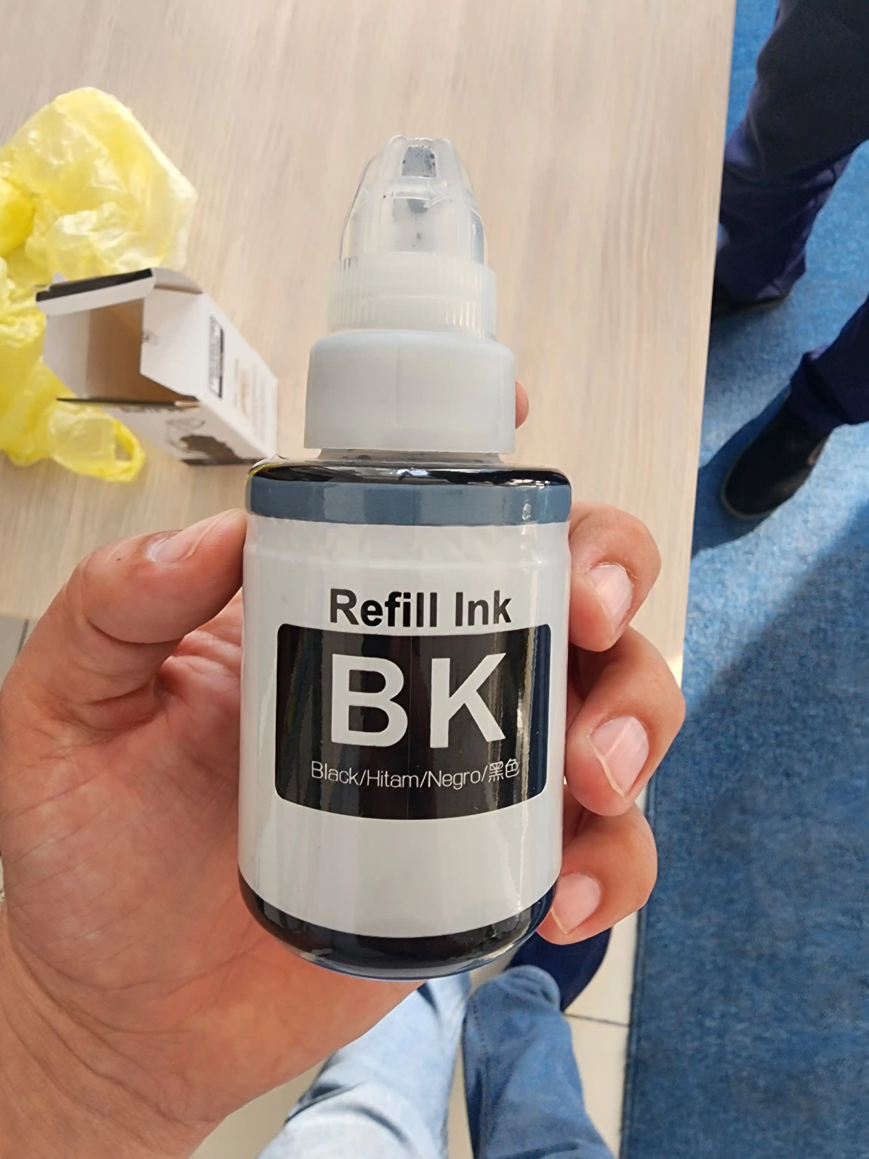 Пигментные чернила Refil Ink Gl-490 Black, для принтеров Canon G1400/2400/3400/4400