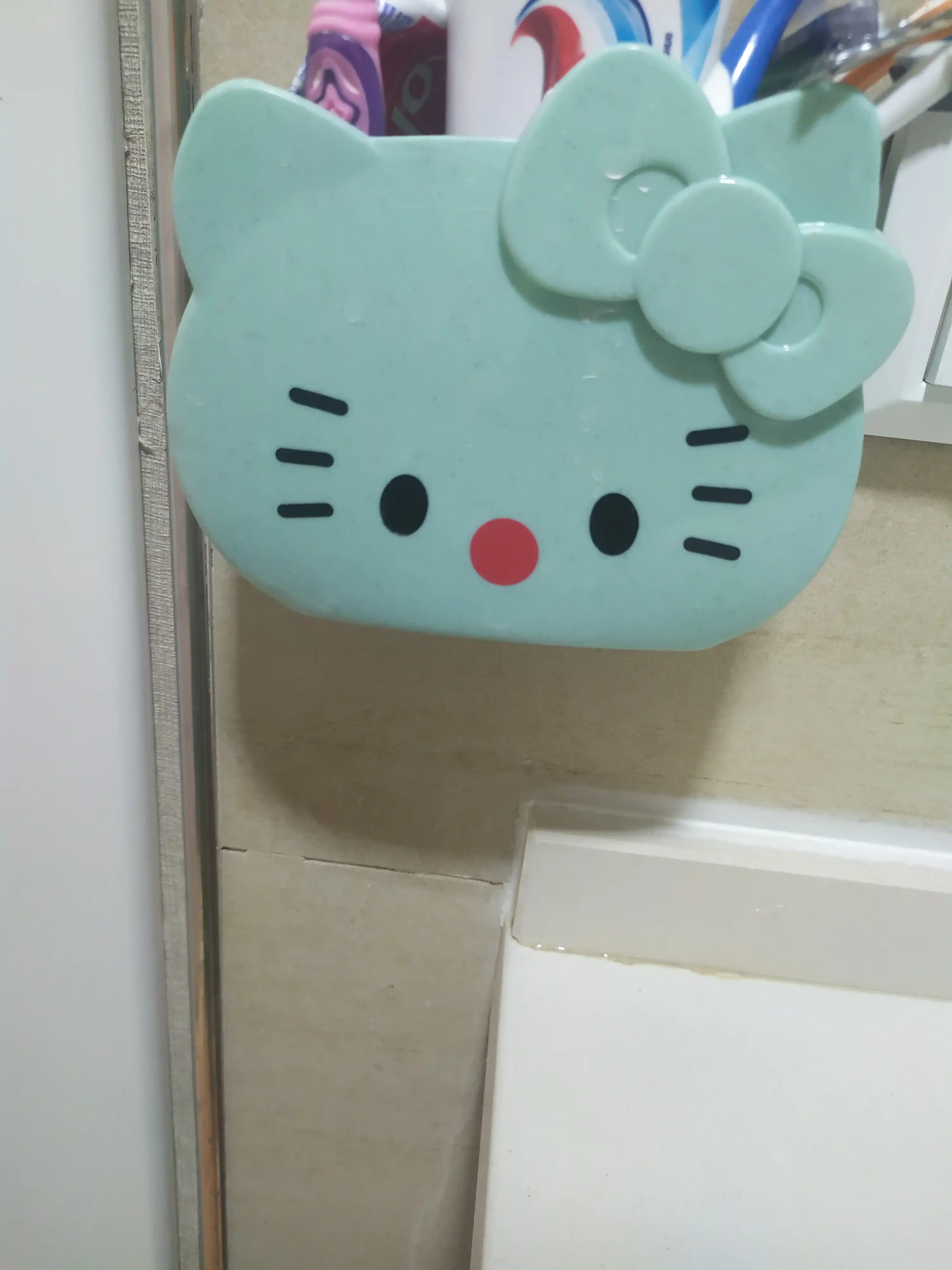 Держатель для зубных щеток и пасты в виде котенка Hello Kitty