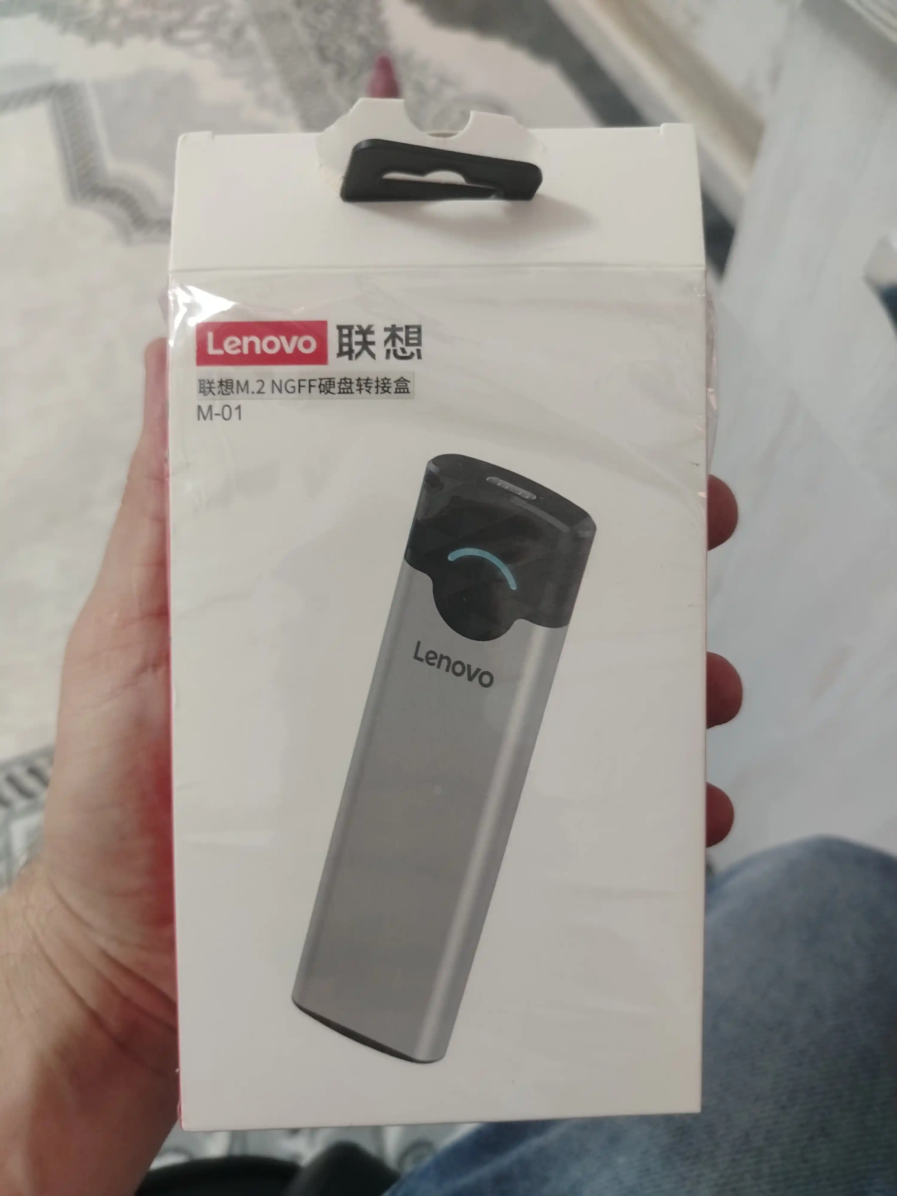 Lenova Thinkplus m01 m.2 portativ ssd korpusi C turi 6 Gbit/s ngff uchun