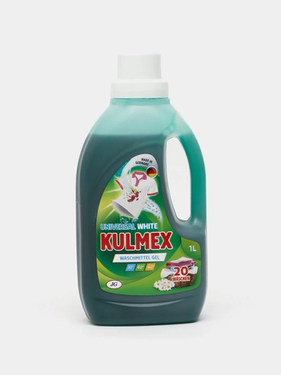 Oq va rangli kir yuvish geli KULMEX Universal, 1 litr, Germaniya