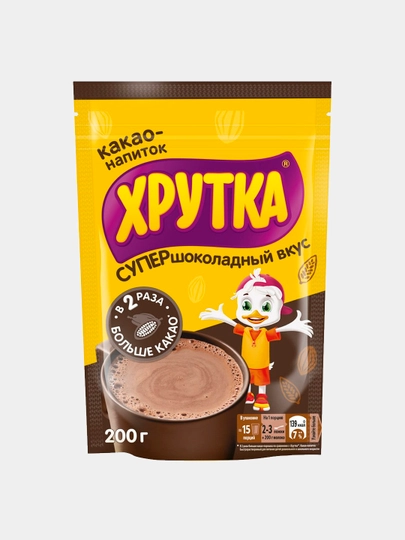 Какао-напиток Хрутка, быстро растворимый, 200 г — NESTLEU-P0FCF82