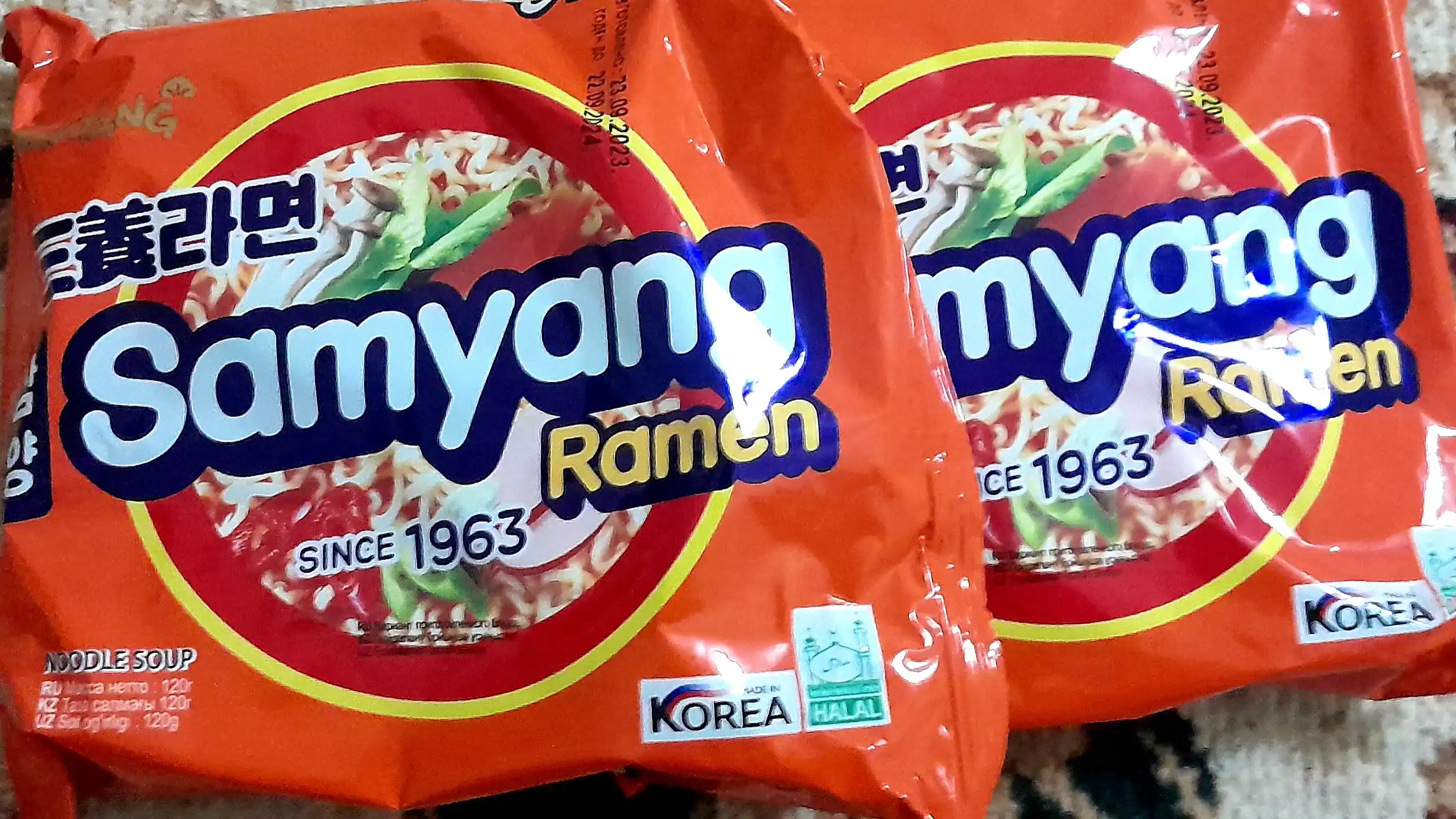 Лапша быстрого приготовления Samyang Ramen, 120 г