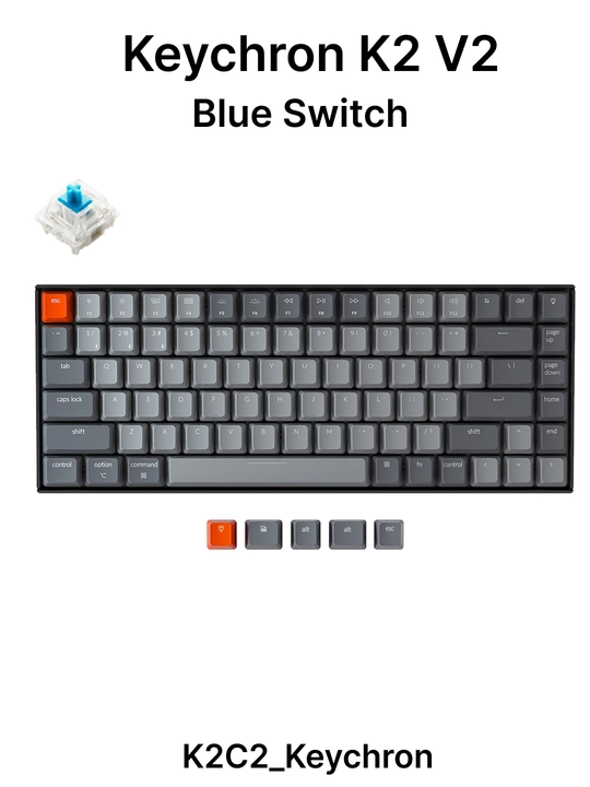 Keychron K2С2 simsiz mexanik klaviaturasi
