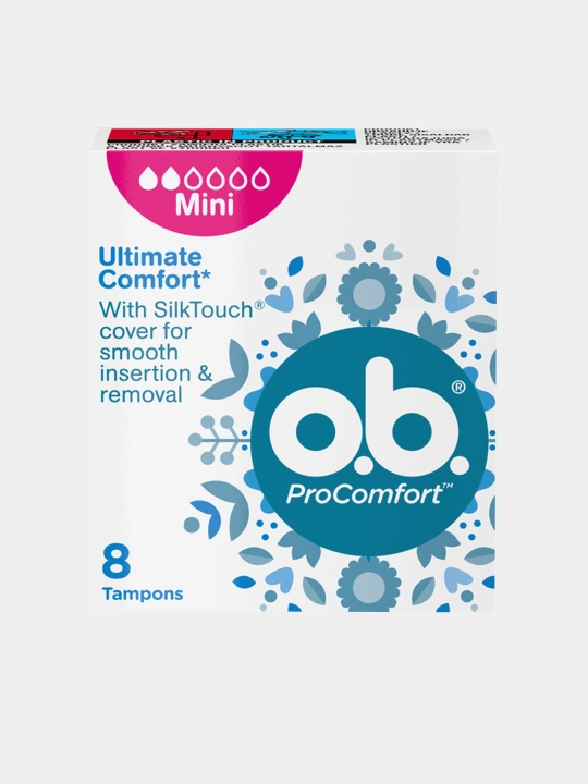 Tamponlar o.b Procomfort Mini, 8 dona