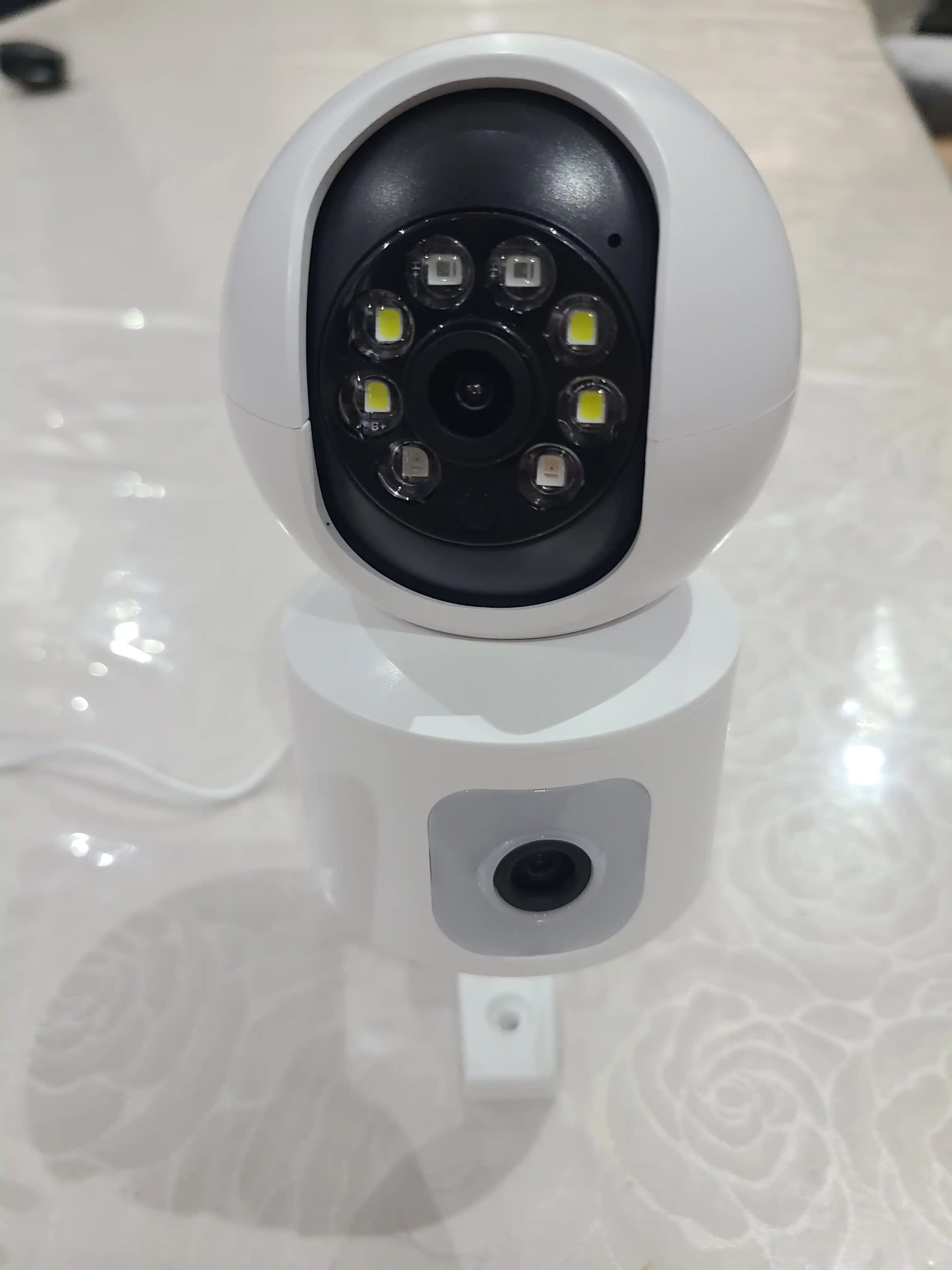 Smart kamera ICSEE Wi-Fi, камера безопасности, с двумя объективами, умная камера