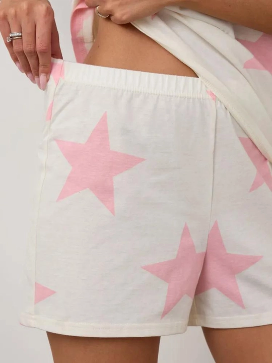 Pijama ayollar uchun, shortilar ayollar bilan NEO, paxta