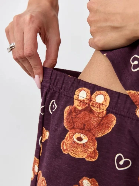Pijama ayollar uchun, shortilar ayollar bilan NEO, paxta