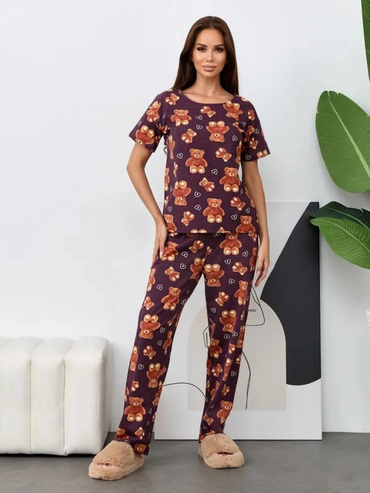 Pijama ayollar uchun, shim ayollar NEO, paxta - 