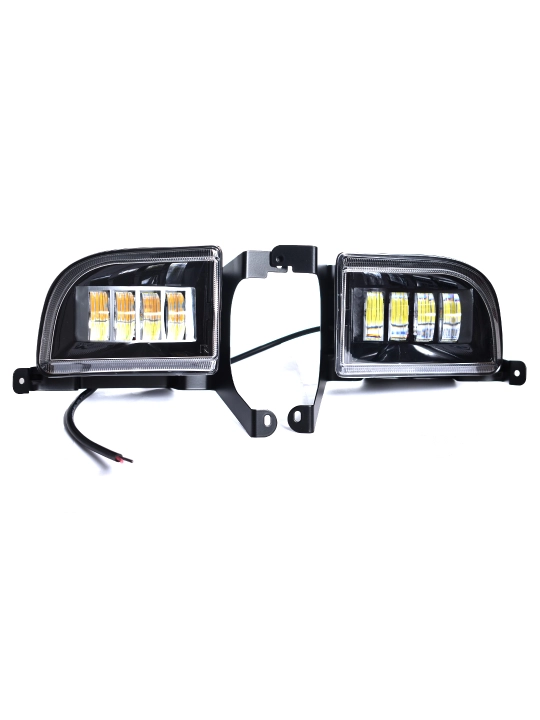 Противотуманные LED фары для Lacetti, белого и белого-желтого цвета, 2 в 1