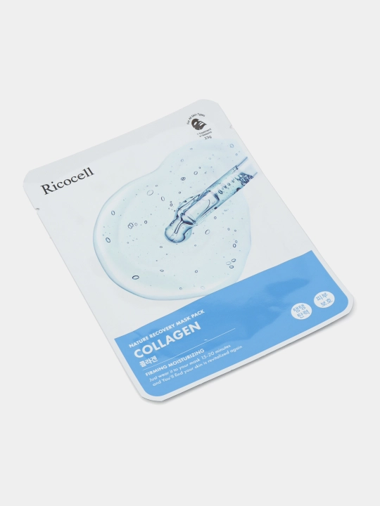 Yuz uchun multi niqoblar to'plami , Koreya mahsuloti RICOCELL NATURE RECOVERY MASK PACK