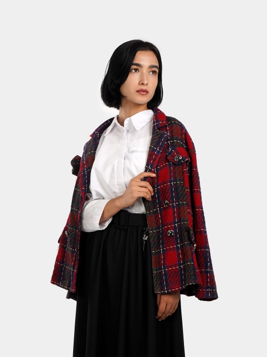 Yubka qizlar uchun maktab yubka, keng, rezinkada, kamar bilan qora, ofis uchun