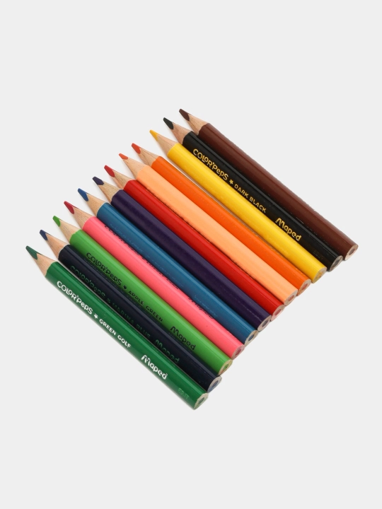 Rangli qalamlar Maped Color'Peps Mini 832500, 12 ta rang