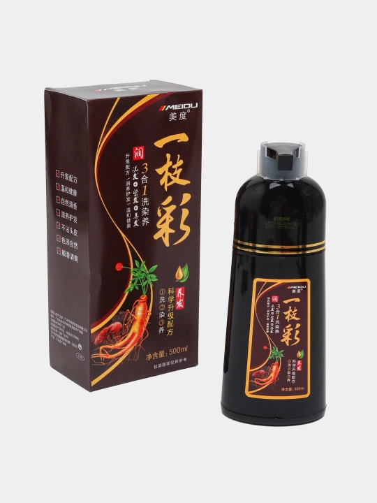 Shampun Bo'yoqli  MEIDU, erkaklar va ayollar uchun, 500 ml - 