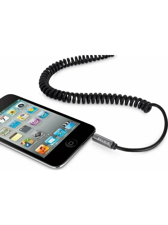 Аудио для автомобиля, aудиокабель Belkin Aux - jack 3.5mm Mixit (AV10128cw03-BLK)