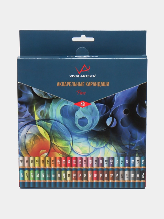 Акварельные художественные карандаши "VISTA-ARTISTA" Fine VFWP-48 4 х 48 цв