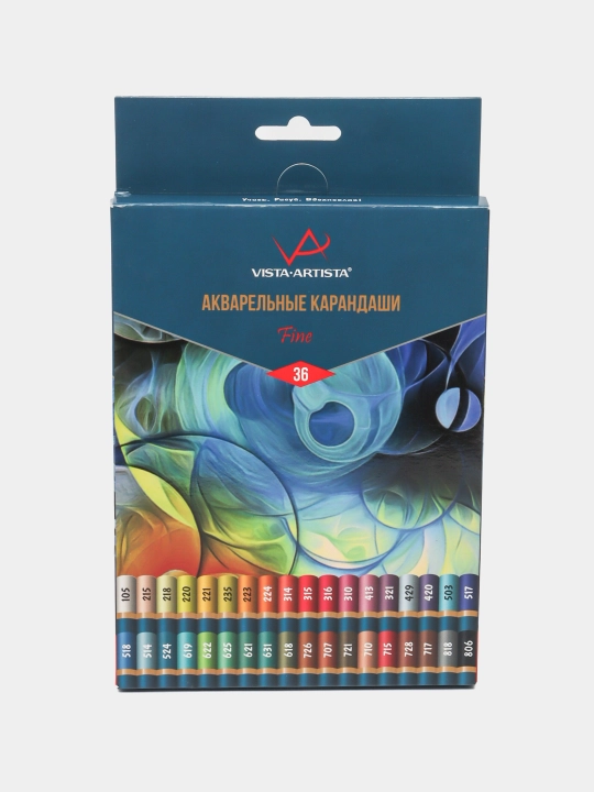 Akvarel qalamlari "VISTA-ARTISTA" Fine VFWP-36 4 x 36 rang