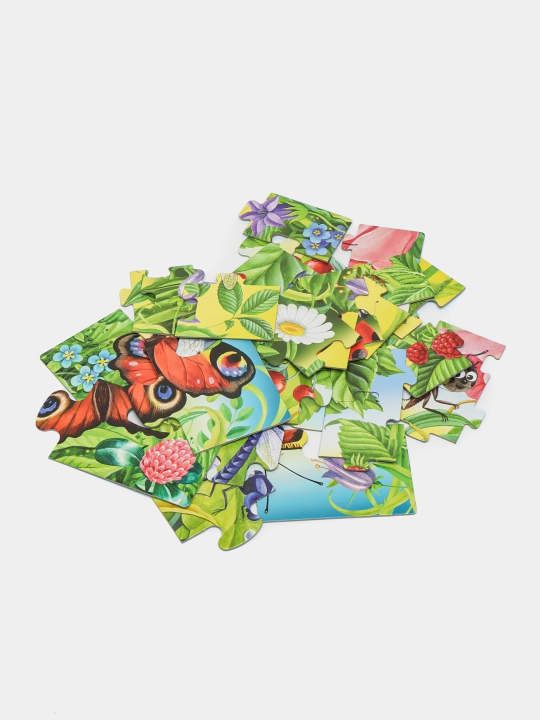 Polga moslangan pazl-mozaika Step puzzle Hasharotlar Baby Step, o'rtacha