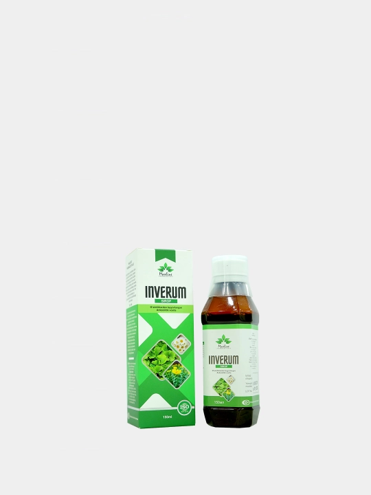 Inverum o'simliklardan tayyorlangan Anksiolitik vosita sirop, 150 ml - 