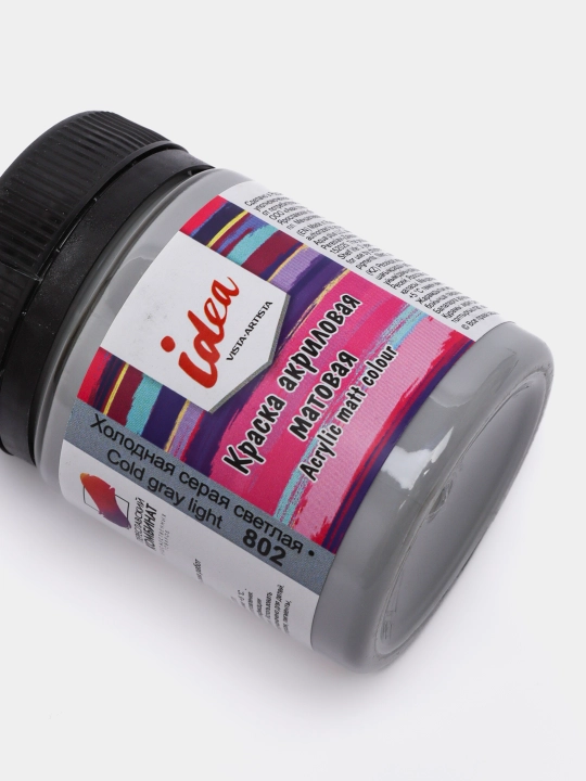 Akril bo'yoq Vista-Artista idea IMA-50 matli, 802 Sovuq och kulrang, 50 ml