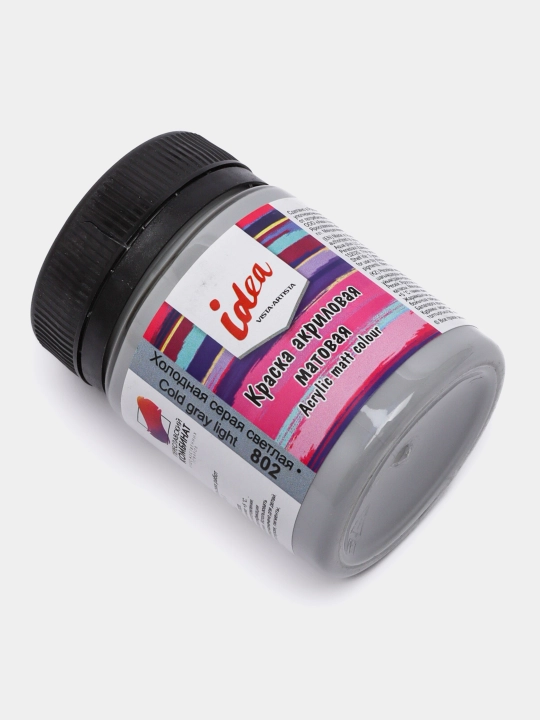 Akril bo'yoq Vista-Artista idea IMA-50 matli, 802 Sovuq och kulrang, 50 ml