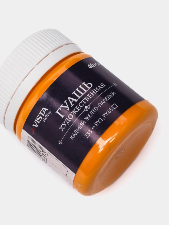 Guash bo'yoq Vista-Artista VAG-40, guruh 1, 233 Kadmiy och sariq, 40 ml